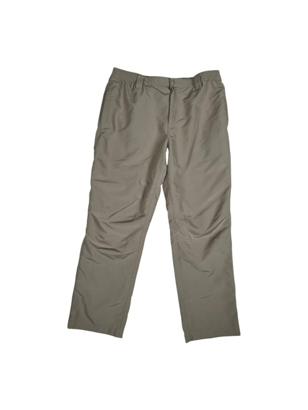 Field & Stream Pants Mens XL Khaki Lightweight Hiking Fishing Elastic Waist